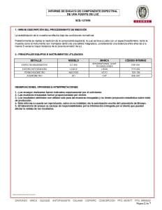 Certificación de producto Bureau Veritas de los equipos UV-C UV-Life, página 2