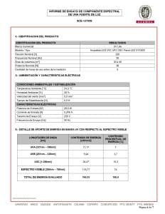 Certificación de producto Bureau Veritas de los equipos UV-C UV-Life, página 4