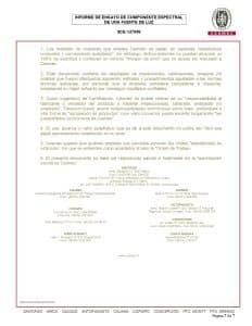 Certificación de producto Bureau Veritas de los equipos UV-C UV-Life, página 7
